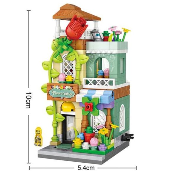 LOZ MINI Blocks - Kids Building Toys Bricks Flower Shop - Picture 2 of 2